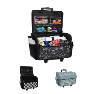Rolling Tote with Wheels & Handle